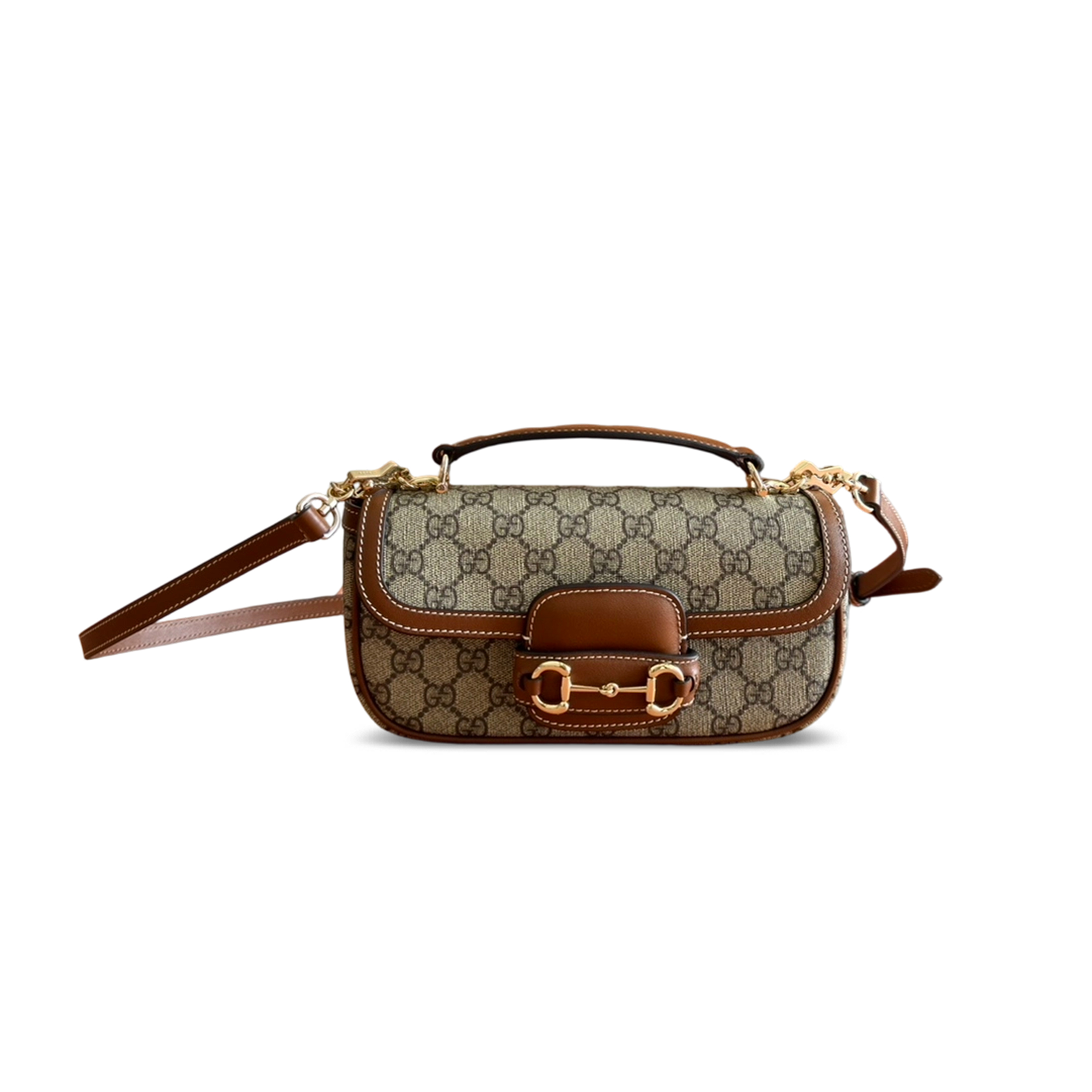 GUCCI HORSEBIT 1955 SOFT SMALL TOP HANDLE BAG 815206 (22.6*12.7*5.6cm)